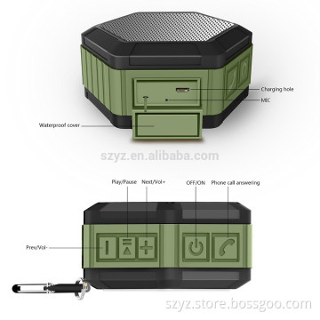 Portable Wireless Stereo Super Bass Bluetooth Speaker for iPhone Samsung